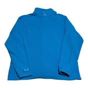 Oakley 2008 Blue 100%‎ Polyester Full Zip Fleece Jacket Men's XL